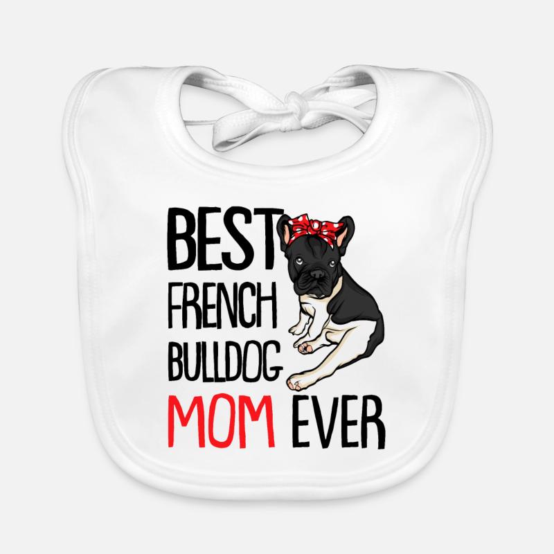 Bouledogue français Bavoir bio Bébé