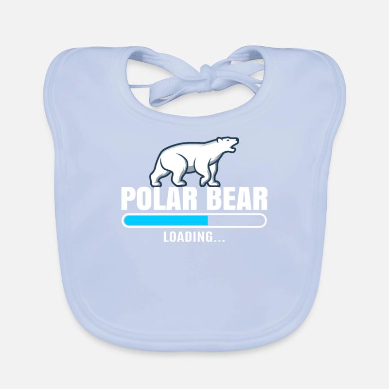 Polar bear Organic Baby Bibs