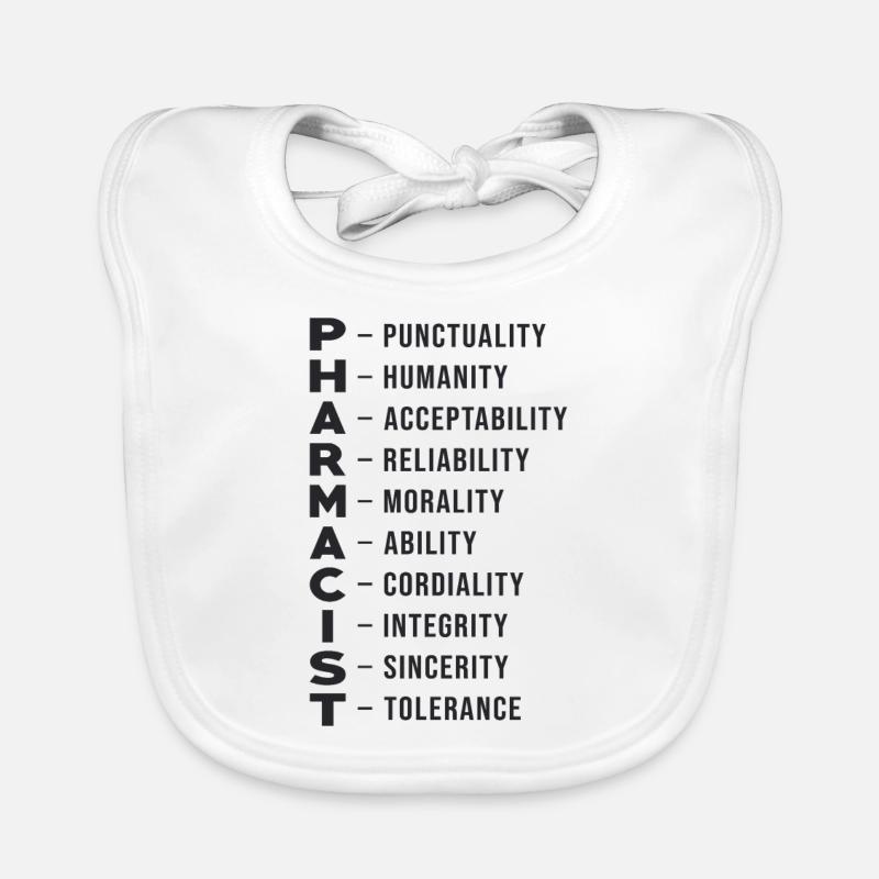 Pharmacies Technician Pharmacist Pharmacy Gift Organic Baby Bibs
