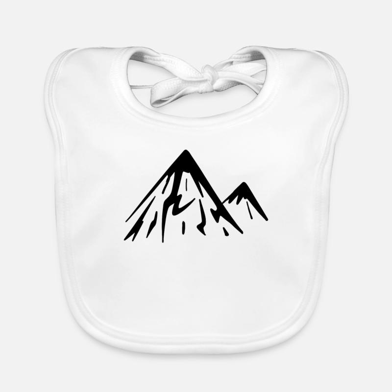Berg Berge Baby Bio-Lätzchen