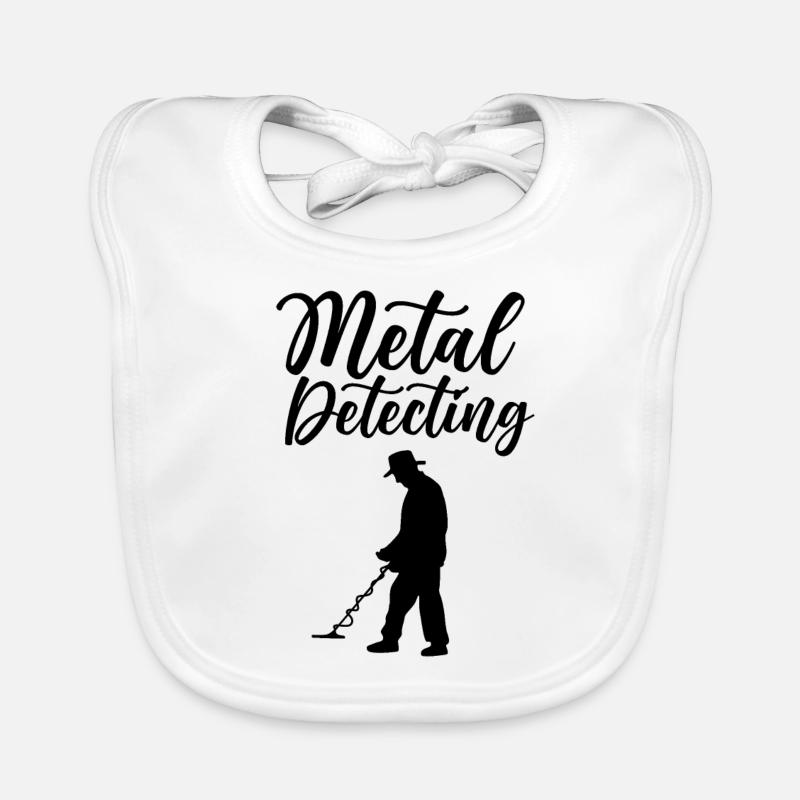 Metal Detecting Probe Going Probe Detector Organic Baby Bibs