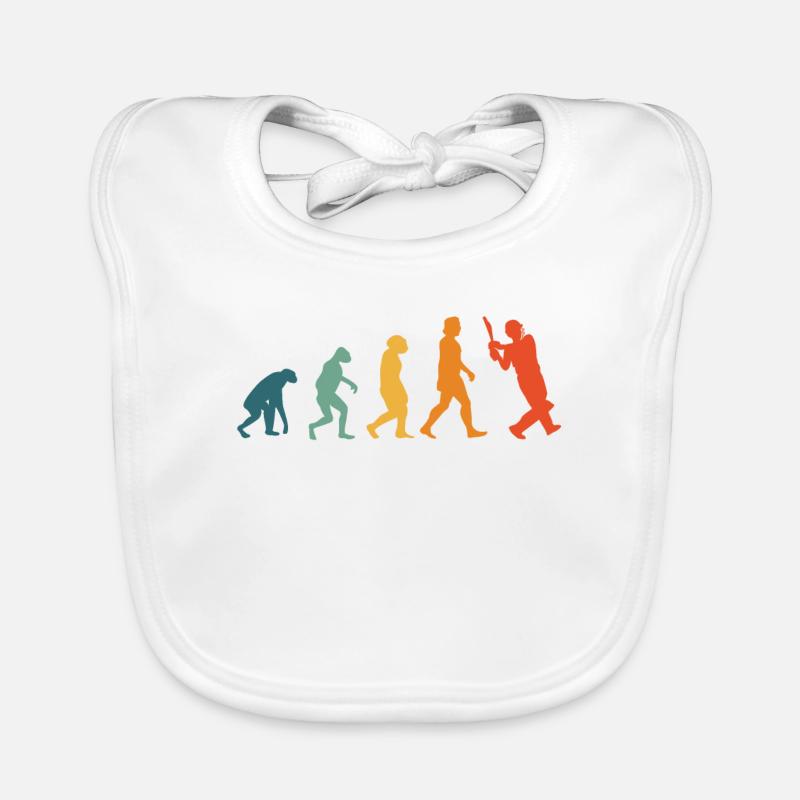 Cricket Evolution rétro cricket Bavoir bio Bébé