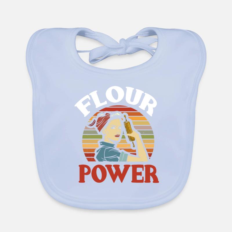 Mehl Power Backen Baby Bio-Lätzchen