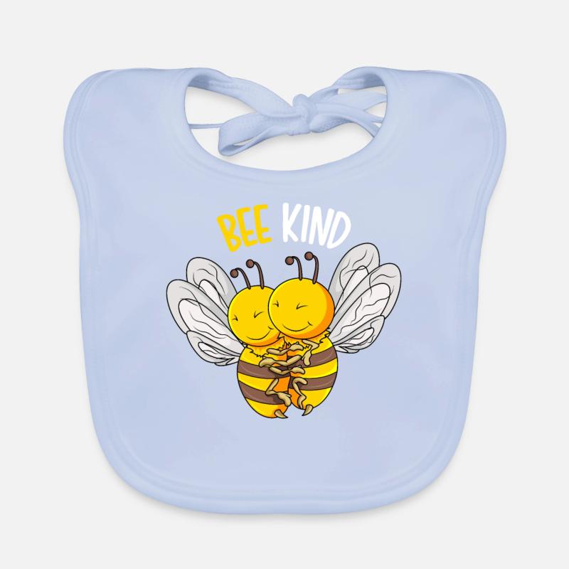 Bee Kind Bienen Kinder Mädchen Baby Bio-Lätzchen