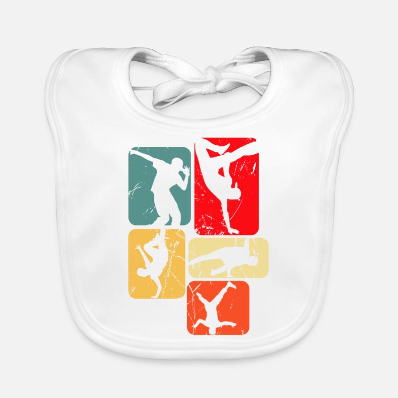 Breakdance Breakdancer Breakdancing Bavoir bio Bébé