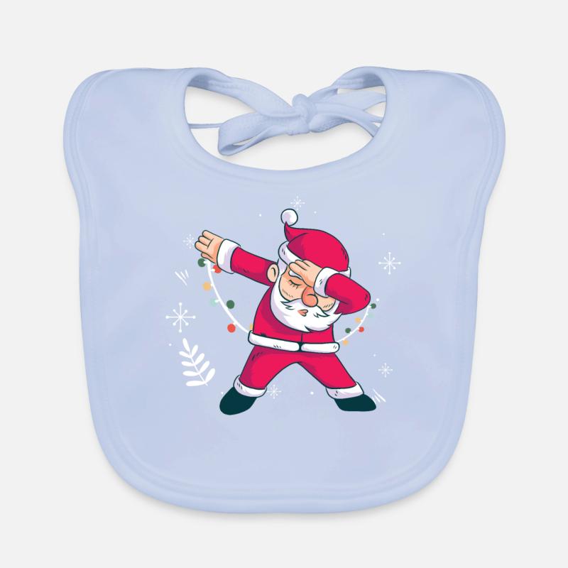 Dabbing Santa Claus Danse Noël Bavoir bio Bébé