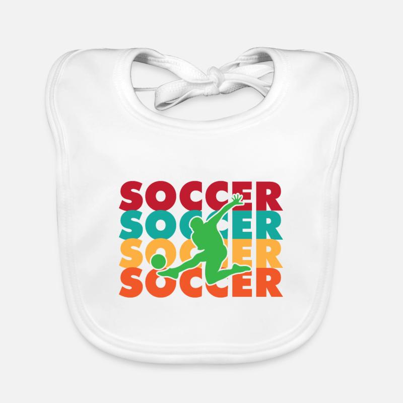 Soccer Organic Baby Bibs
