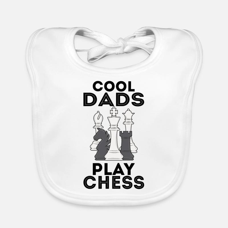 Échecs Bavoir bio Bébé