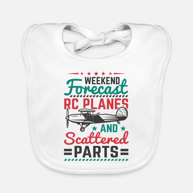 Model Airplane Pilot Model Flight Club Organic Baby Bibs
