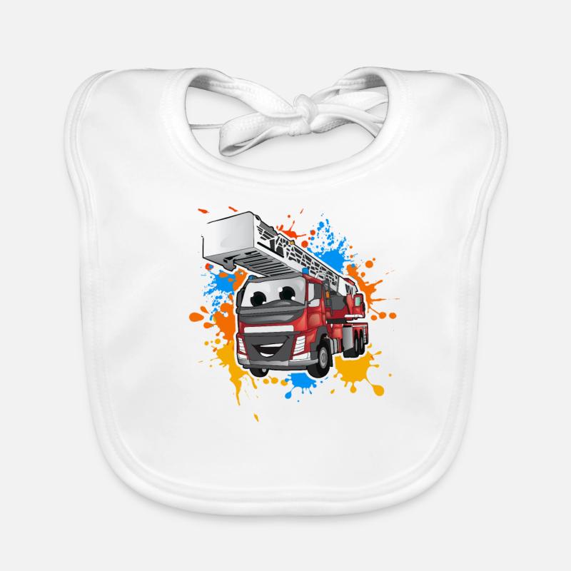 Fire brigade Organic Baby Bibs