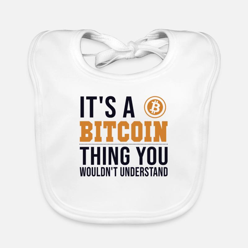 It's a Bitcoin Thing Crypto Blockchain Baby Bio-Lätzchen