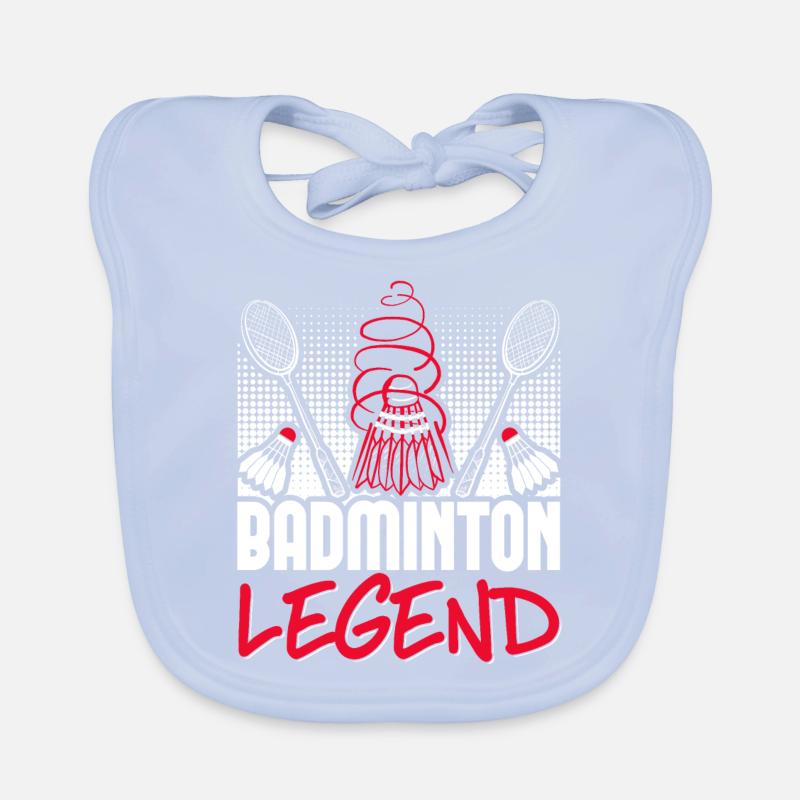 Badminton Badminton Evolution Badminton Player Organic Baby Bibs