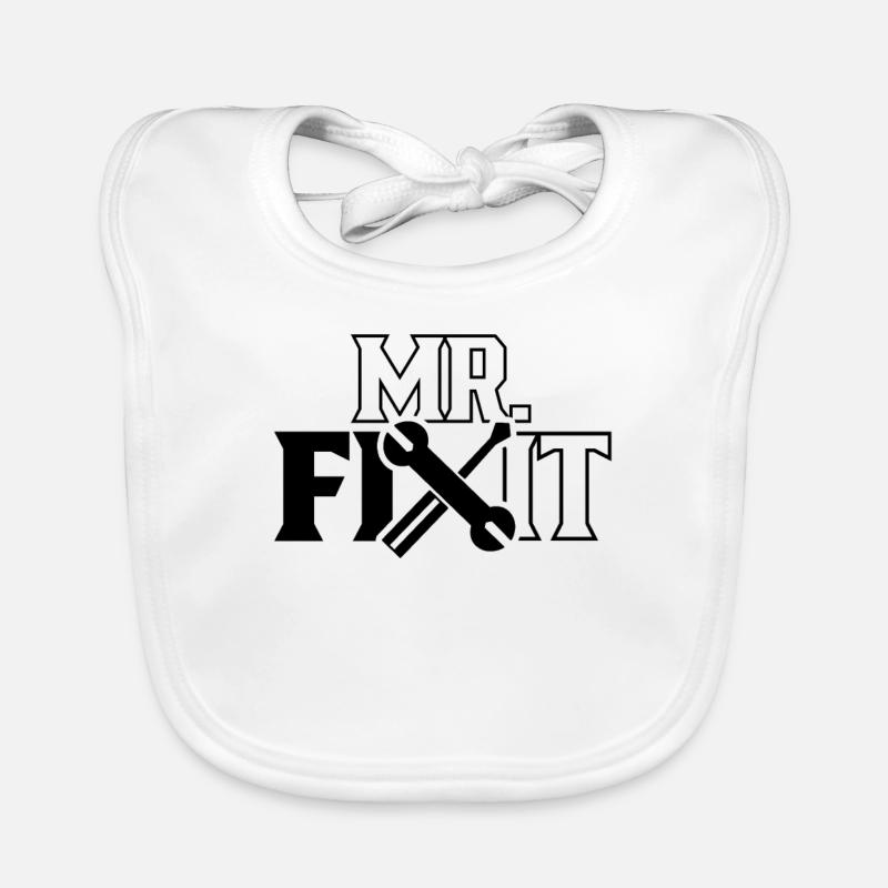 Mr Fix It Do-it-yourselfer DIY DO-IT-YOURSELFer Bavoir bio Bébé