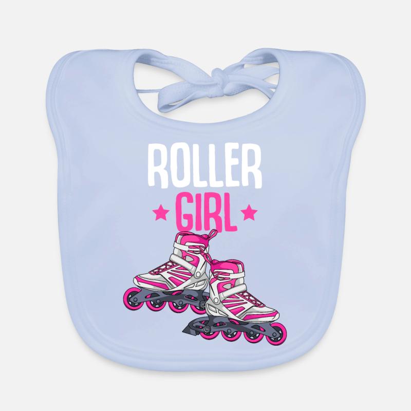 Inline Skates Inline Skating Inline Skater Baby Bio-Lätzchen