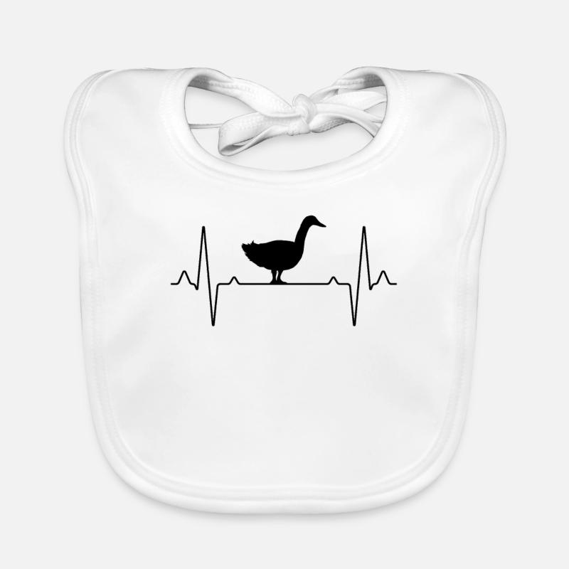 Goose Heartbeat Organic Baby Bibs