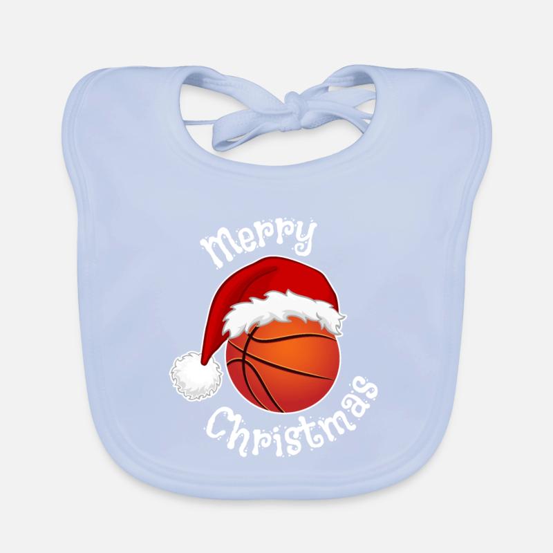 Conception de chemise / pull de Noël pour les fans de basket-ball Bavoir bio Bébé