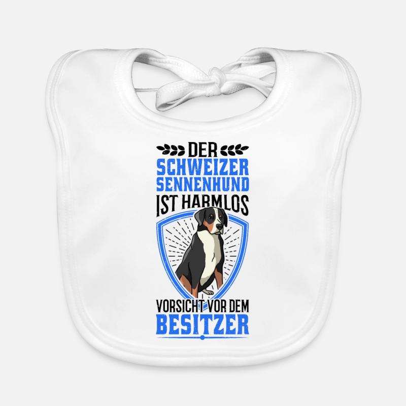 Großer Schweizer Sennenhund Besitzer Baby Bio-Lätzchen