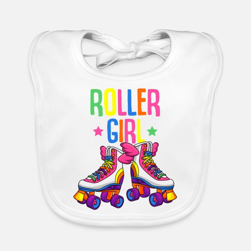 Roller Girl Roller Skates Roller Skates Roller Skate Bavoir bio Bébé