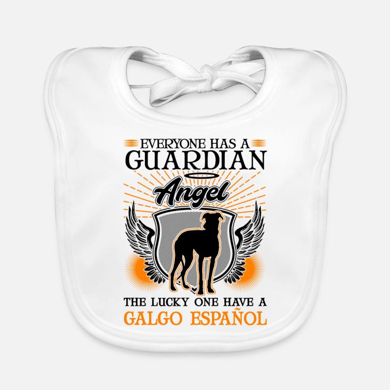 Galgo Español Schutzenegl Spanish Greyhound Organic Baby Bibs
