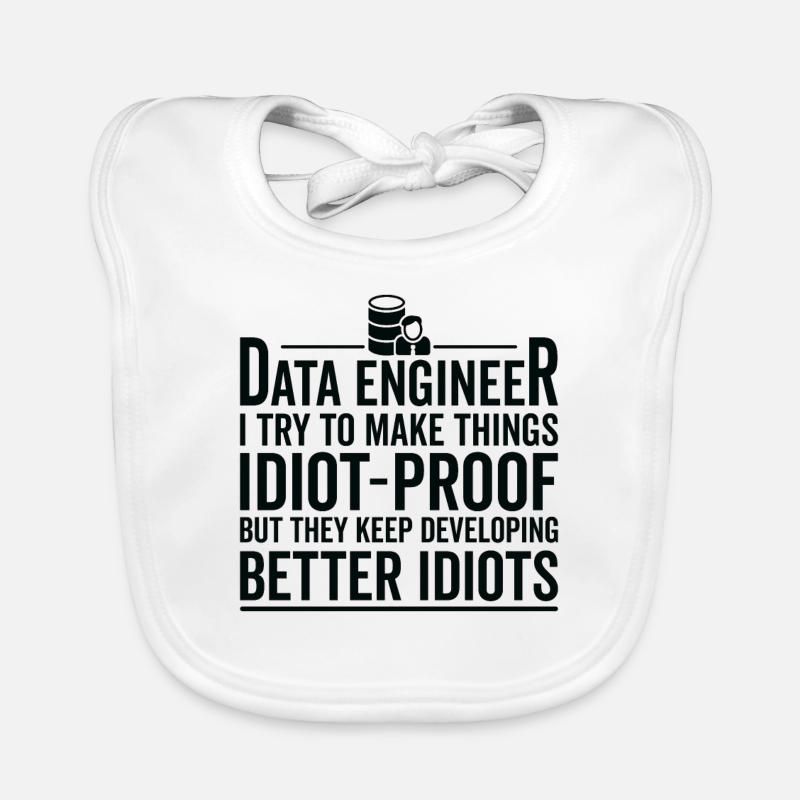 Idiotensicher Machen - Dateningenieur Baby Bio-Lätzchen