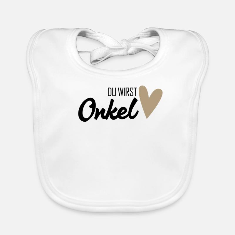 Onkel - Onkel werden Baby Bio-Lätzchen