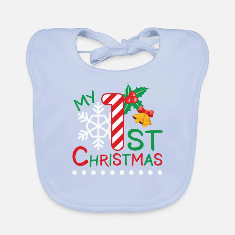 MY 1ST CHRISTMAS Baby Bio-Lätzchen