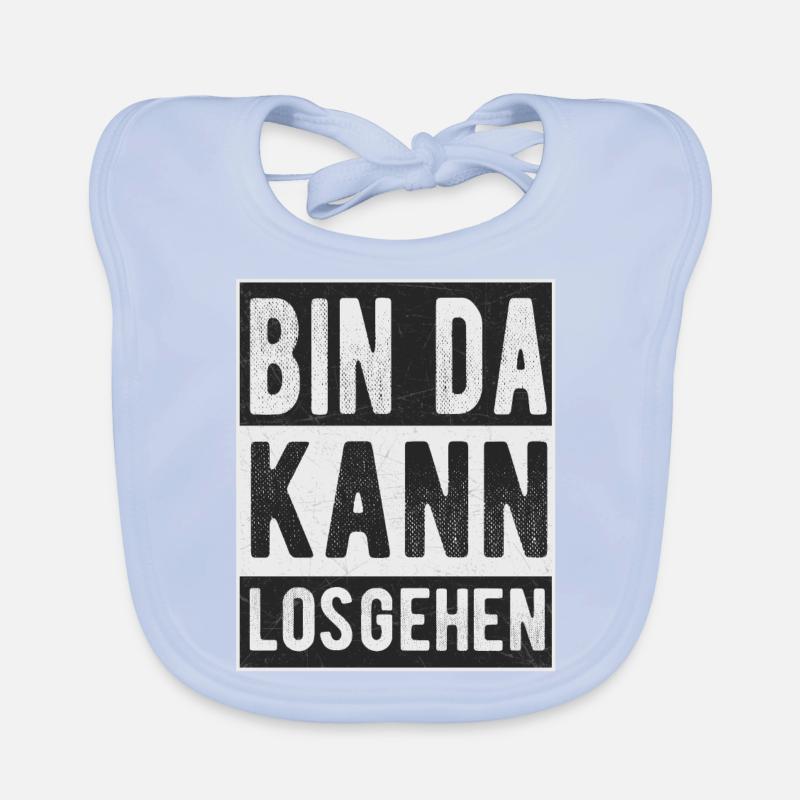Bin da kann losgehen Baby Bio-Lätzchen