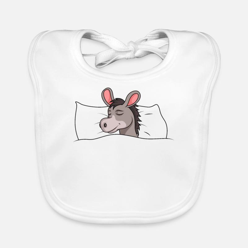 Esel Schlafshirt Geschenk Baby Bio-Lätzchen