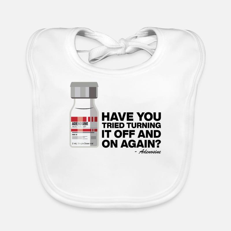 Avez-vous essayé de rallumer - adénosine Bavoir bio Bébé