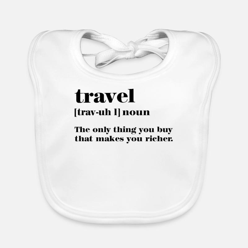 Définition du voyage Bavoir bio Bébé