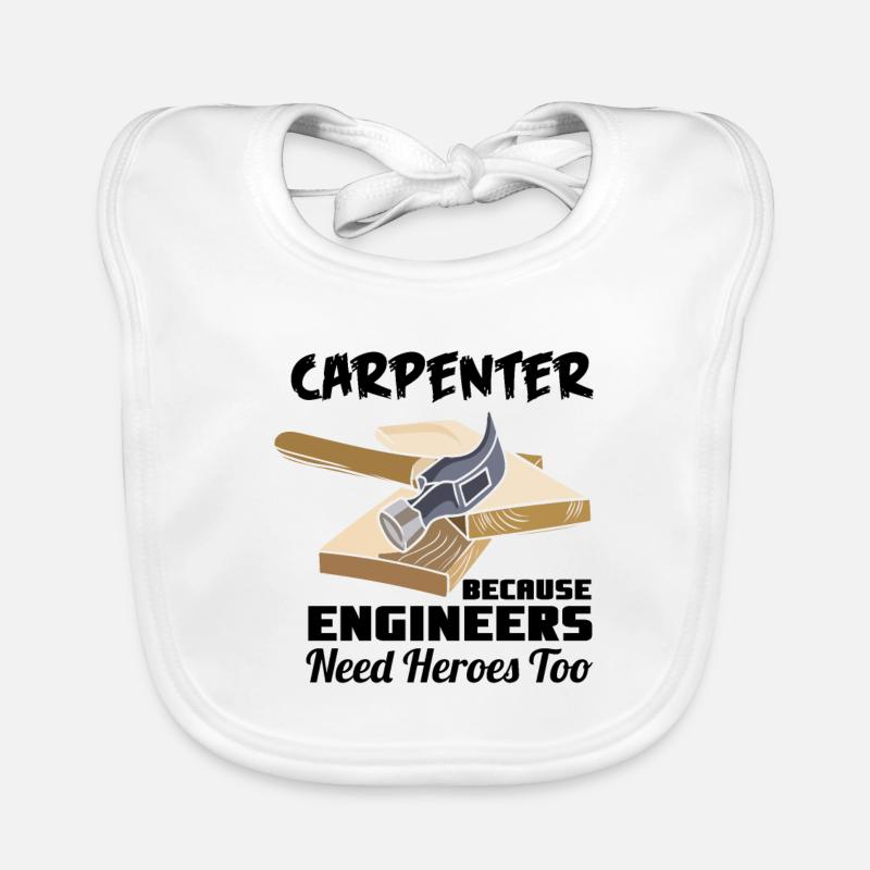 Carpenter Because Organic Baby Bibs