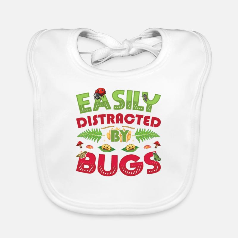 Easily distract from bugs Organic Baby Bibs