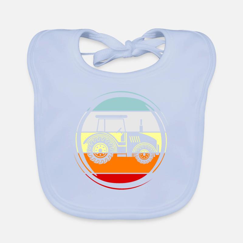 Traktor Baby Bio-Lätzchen