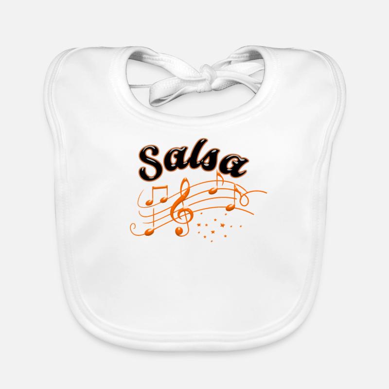 Salsa Dancing Salsa Music Bavoir bio Bébé