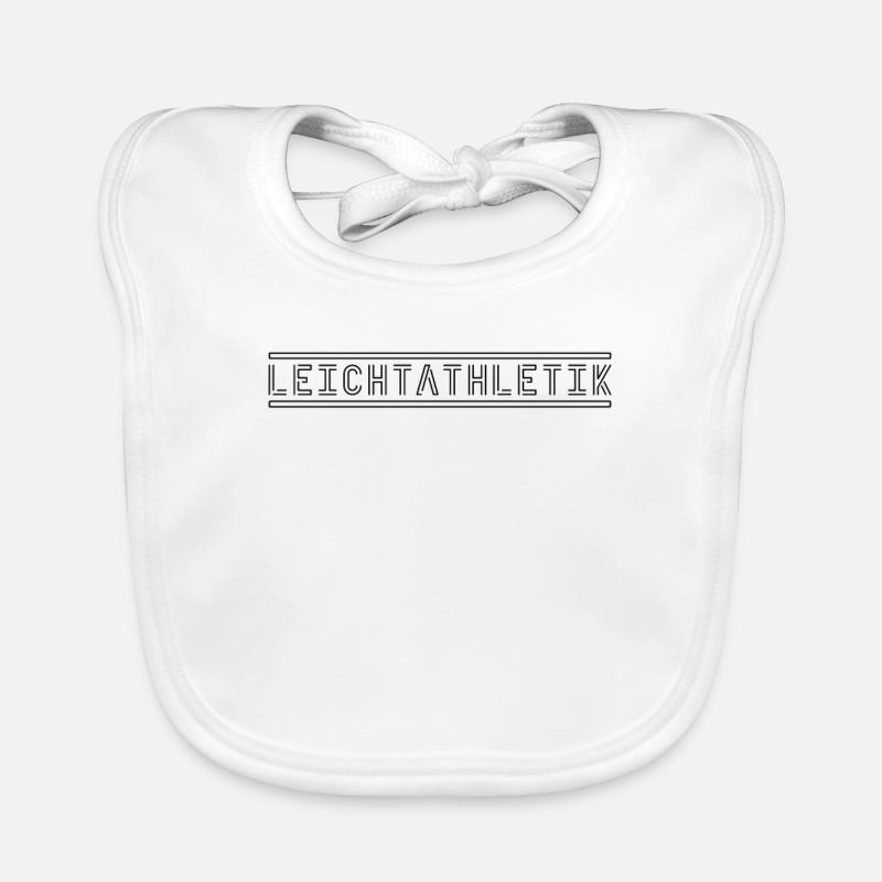 Leichtathletik Baby Bio-Lätzchen