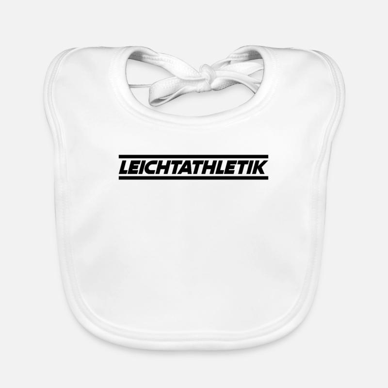 Leichtathletik Baby Bio-Lätzchen