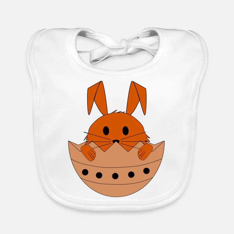 Lapin de Pâques Bavoir bio Bébé