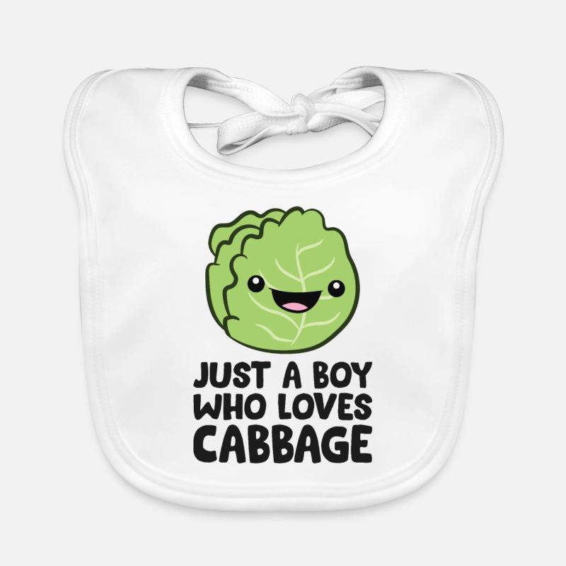 Juste un garçon qui aime le chou Bavoir bio Bébé