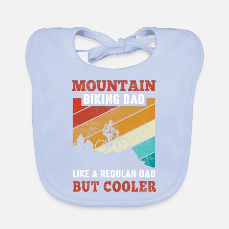 Vater des Mountainbikes Baby Bio-Lätzchen