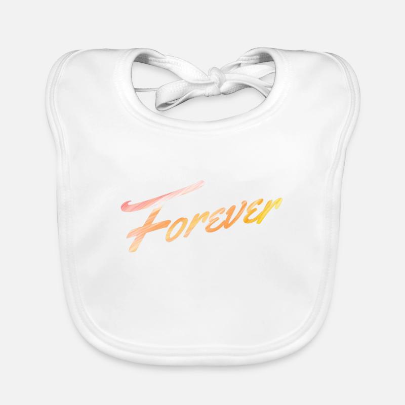 Forever Typografie Baby Bio-Lätzchen