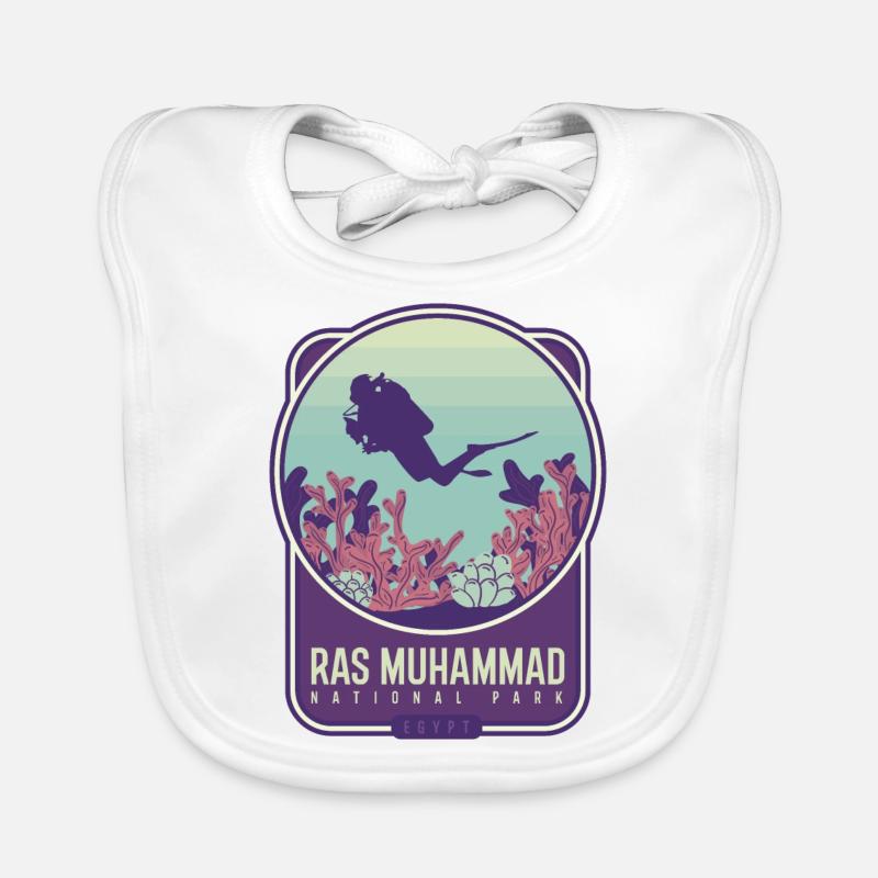 Parc national de Ras Muhammad - Égypte Bavoir bio Bébé