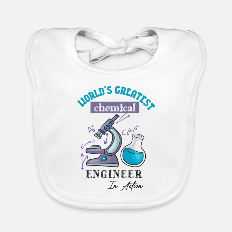 Chemical Engineer Organic Baby Bibs