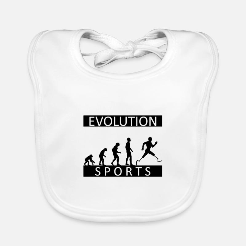 Evolution Parasports Disabled Sports Runners Organic Baby Bibs