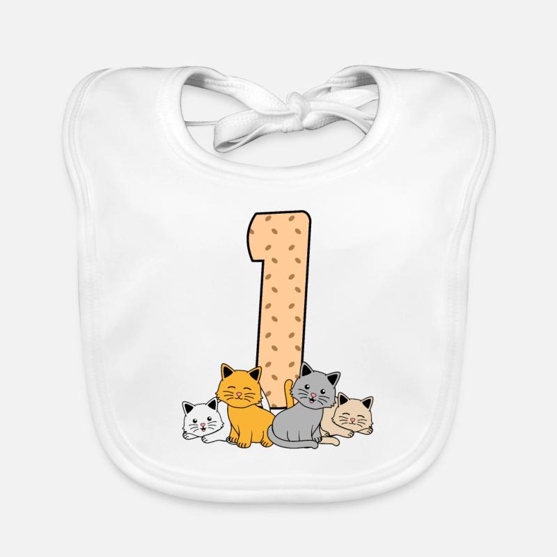 1. Geburtstag Baby Bio-Lätzchen