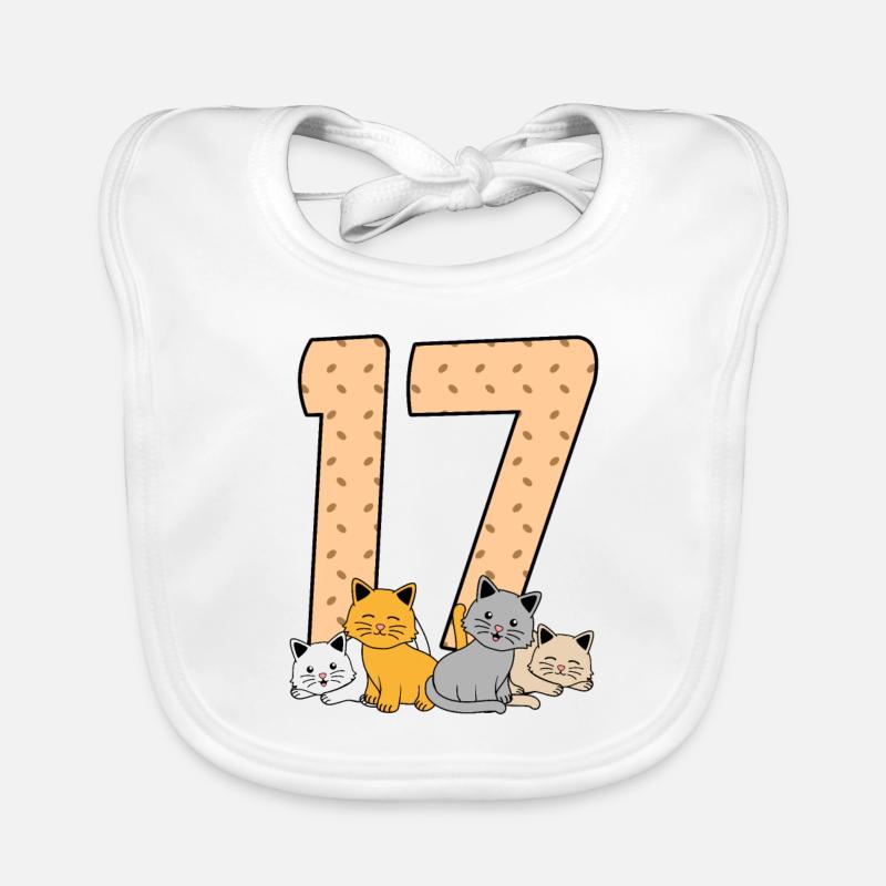 17e anniversaire Bavoir bio Bébé