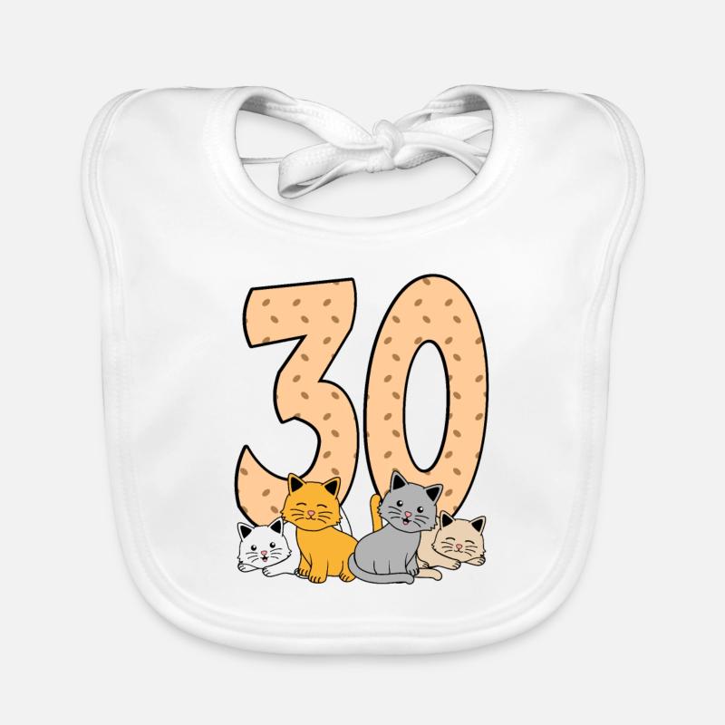30. Geburtstag Baby Bio-Lätzchen
