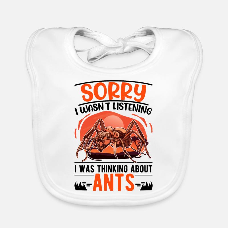 Ants Ant Anthill Ant Farm Organic Baby Bibs