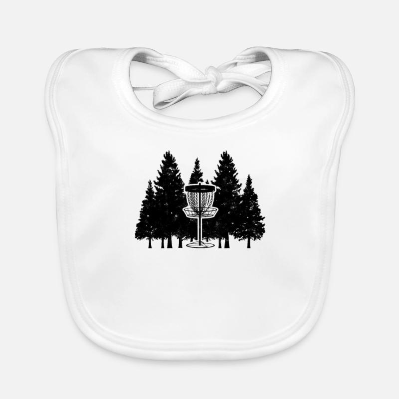 Disc Golf Shirt Stupid Tree Funny - Disc Golf Baby Bio-Lätzchen