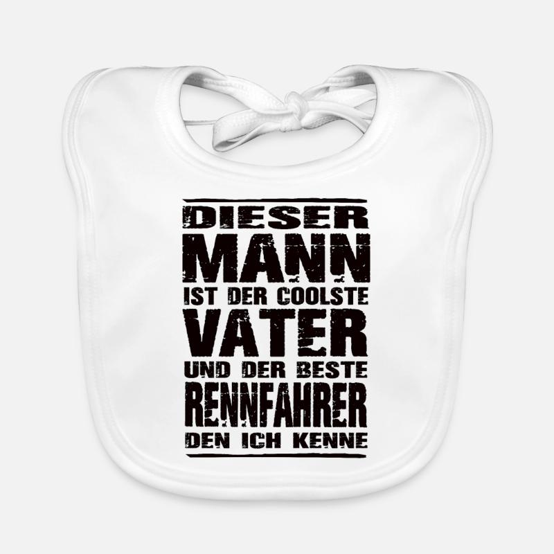 Rennfahrer Baby Bio-Lätzchen