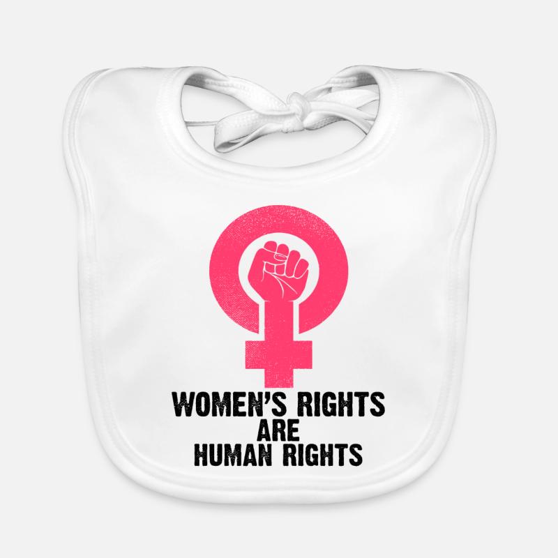 Women’s Rights Equality Organic Baby Bibs